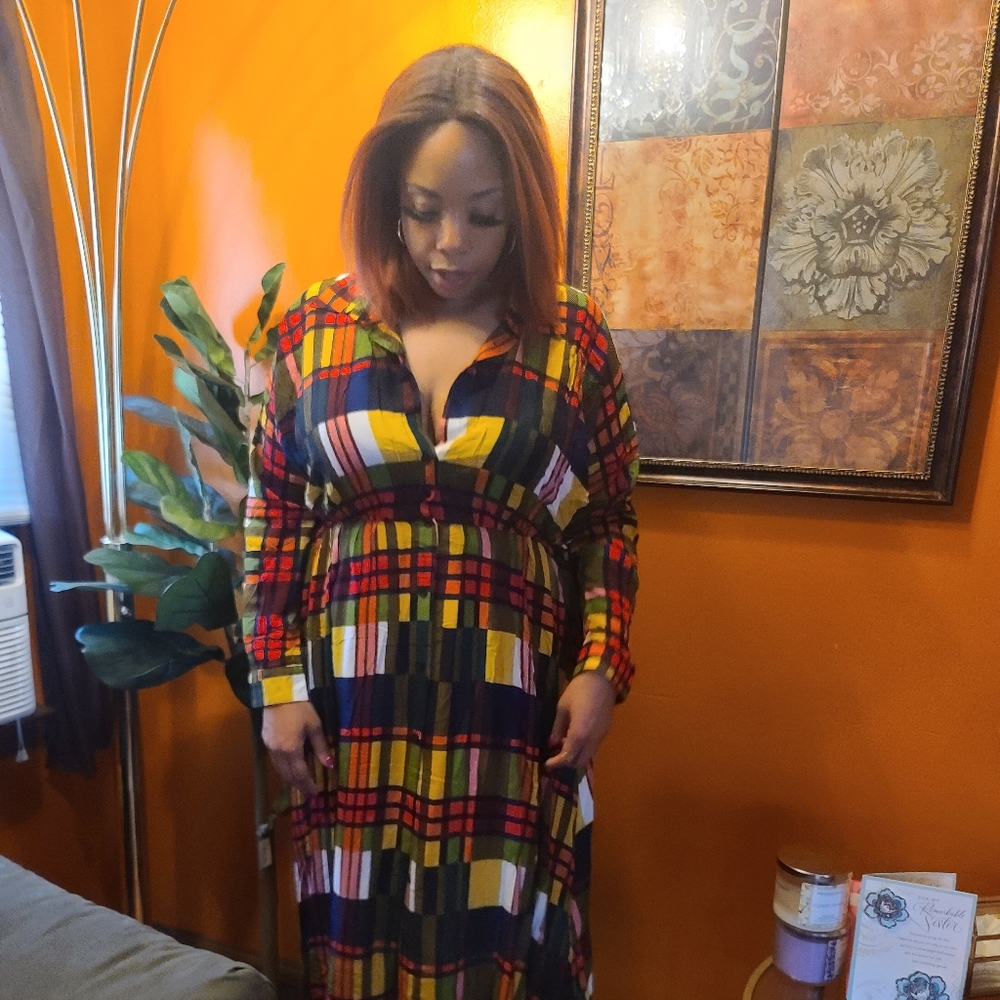 Multicolored Duster/Dress